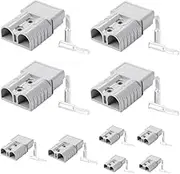 10Pcs Anderson Style Plug Connectors 50 AMP 12-24V 6AWG DC Power SP