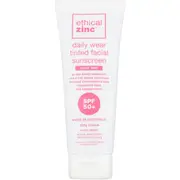 Ethical Zinc Daily Wear Tinted Facial Sunsreen Light Tint SPF 50+ 100g