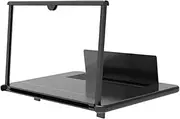 Phone Screen Magnifier 12 Inch Phone Screen Magnifier 3D Adjustable Home Movie Eye Protection Wide Angle HD Projection Desktop Stand