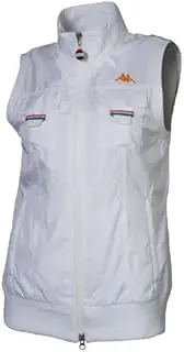 [Kappa] Golf GW17402 Women's Blouson Vest White, Color: Aqua Blue, Black, White, M