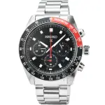 【SEIKO 精工】精工太陽能藍寶石三眼計時鋼帶錶-黑(SBDL099)