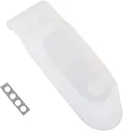 ZAPYVET Waterproof Dustproof Silicone Protective Cover, for Ninebot, for Electric Scooter F20 F30 F40 D18w D28 D40 Display Dashboard Electric Scooter Display Screen(White)