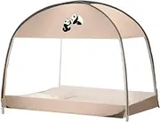 Gnat Bed Net,Mesh Net Canopy - Outdoor Double Door Gnat Netting, Mesh Bed Canopy Tent for Bedroom, Children's Room