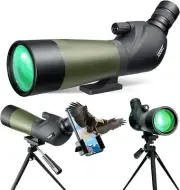 Gosky 20-60X60 HD Spotting Scope with Tripod, Carrying Bag and Scope Phone Adapt