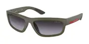 Prada Linea Rossa PS05ZS 15X09U Men's Sunglasses Green Size 59