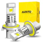 2PCS Auxito H13 LED Bulbs 6500k Cool Light White Bulb For Halogen Replacement (for: Mitsubishi)
