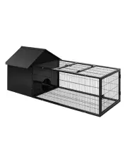 [i.Pet] Rabbit Cage Hutch Cages Indoor Outdoor Hamster Enclosure Pet Metal Carrier 162CM Length