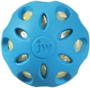 JW Pet Crackle Heads Ball Crunchy Noise Chew Fetch Large, Assorted