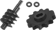 uxcell Gearbox Differential Steel Gear Set 12T, 1 Set, Worm Gear Upgrade Parts for 1/24 RC Crawler Truck Car Upgrades Accessories