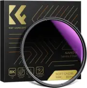 K&F Concept 67mm Soft GND8 Graduated Neutral Density Lens Filter Multi Coating