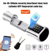 Smart Security door lock cylinder APP fingerprint code Intelligent For 40-100mm