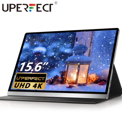 15.6 inch 4K Portable Monitor Mini HDMI Type-C Screen Display For PS4 Xbox PC