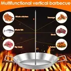 Vertical Skewer Stainless Steel Vertical Skewer Grill with 8/10/12 Inch wetMp