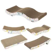 Cat Scratch Board Scratching Post Toys Gym Cardboard Sisal Pet Scratcher Mat