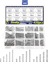 Springs Metal Springs 450pcs Metal Mini Return Spring Assorted, 304 Stainless Steel Spring Set with Box, 15 Different Sizes Springs Set