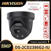Hikvision 4K 8MP AcuSense Darkfighter DS-2CD2386G2-IU Black Mic IP Camera 2.8mm