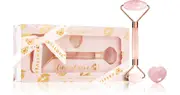 Crystallove Rose Quartz Selflove Facial Massage Roller Set & Massage Tools 2pcs