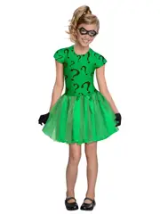 Dc Comics The Riddler Tutu Baby Dress Up Character Theme/Party Costume