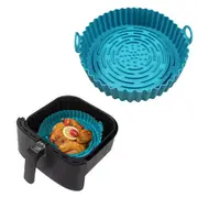 Air Fryer Silicone Pot Round Liners Reusable Basket Accessories Kitchen Organization