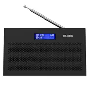 Majority Histon Compact Dab & Fm Radio-black