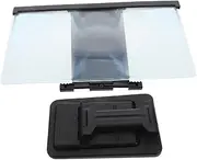OSALADI Phone Screen Magnifier with Stand Portable Projection Amplifier for Movies Videos and Gaming Eye Protection Design Foldable Mobile Holder Black