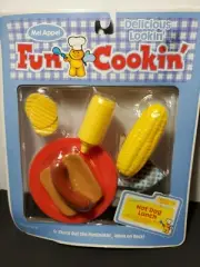 Vintage 1987 Hot Dog Lunch Pretend Play Fake Food Mel Appel Fun Cookin *New*