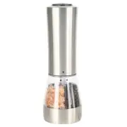 Electric Salt and Pepper Grinder Set, Refillable 2 in 1 Electric Salt and5645