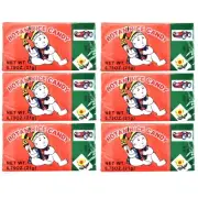 Botan Rice Candy 6 Pack Assortment Gift Set with Sticker Inside
