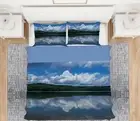 3D Clear Sky Lake 2504NA Bed Pillowcases Quilt Cover Duvet Jerry LoFaro Fay
