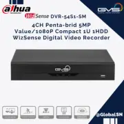 DAHUA OEM DVR 8CH UP TO 5MP 4IN1 PENTABRID 1U DVR-54S1-SM (DH-XVR5104HS-I3)