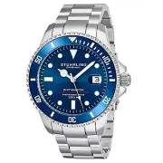 Stuhrling 883 02 Depthmaster Automatic Diver Stainless Steel Mens Watch