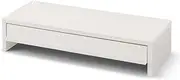 Iris Ohyama MNS-590 Monitor Stand with Drawer 23.2 inches (59 cm) Wide Design with Drawers for Large Storage Areas Raises Eye Lines to Reduce Neck and Shoulder Burden Simple Design Fits Interior Flat