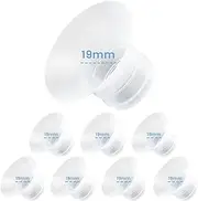 Breast Pump Flange Insert Compatible with Momcozy m5 Replacement Parts Momcozy s12 Pro Replacement Parts Spectra/Medela/Elvie/Tsrete/Eufy/Lansinoh Breast Pump 19mm Flange Inserts for Spectra 8PCS