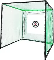 Golf Practice Net 250x250x250cm - Golf Training Equipment Hitting Net for Backyard Driving Swing Trainer Gifts for Men/Women