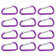 12 National Hardware Purple 2-3/8" Interlocking Spring Snaps 50-lb TP3113BC N276