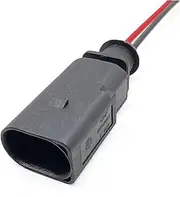 BIZOCA 2Pin 1.5mm Compatible with 1J0973802 1J0973702 Sensor Waterproof Internal Thread Male Connector Harness DJ7022A-1.5-21(2Pin Male,1 Pc)