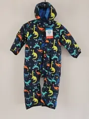 NWT COLUMBIA SNUGGLY BUNNY BUNTING DOWN SKISAURUS DINOSAUR SNOWSUIT 12-18 M