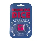 Gift Republic Drinking Dice Adult Party Game Beverage Booze/Alcohol Selector PNK