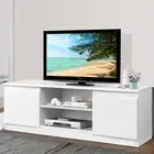 Artiss TV Cabinet Entertainment Unit Stand Side Storage Cupboard Lowline White