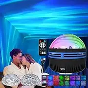 Aurora Dimension Light, Aurora Projector, Aurora Lamp, 2 in 1 Northern Lights and Ocean Wave Projector with 14 Light Effects