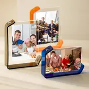 Colorful acrylic picture frame, L-shap Double-sided display, 6" 8" inch