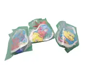 Burger King Little Mermaid 1993 Sebastian Flounder Urchin toy lot 3