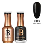 Billionaire Gel Polish UV LED & Nail Lacquer Duo 003 Dark Night 15ml