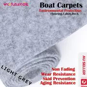 Light Grey Boat Deck Yacht Garage Flooring Underlay Boat Carpet Restore 9.5Mx2M