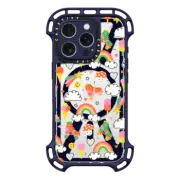iPhone 16 Pro Ultra Bounce Case MagSafe Compatible 90s Fun by Sandra Hutter