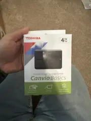 Toshiba Canvio Ready 4 TB Portable Hard Drive - External - Black
