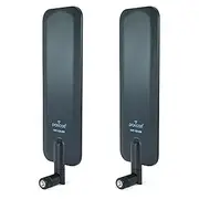 Proxicast 4G/5G/CBRS Universal Wide-Band 6 dBi Omni-Directional Swivel Terminal Antenna (SMA Male) - Compatible with Cisco, Cradlepoint, Digi, MoFi, Pepwave, Sierra Wireless and Many Others - 2 Pack