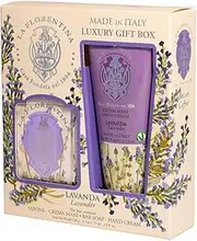 La Florentina Lavender Bar Soap & Hand Cream Set of 2