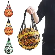 2X Nylon Football Soccer Ball Net Bag Volleyball Basketball Carry Mesh Storage