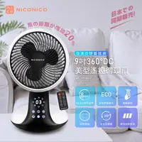 在飛比找PChome24h購物優惠-【NICONICO】360度DC美型遙控循環扇(NI-DC1